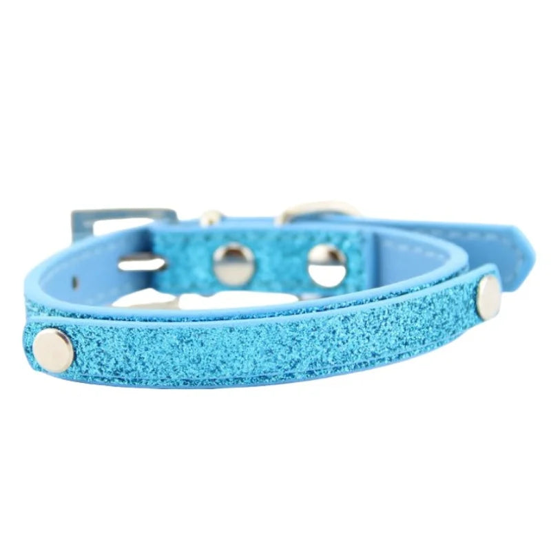 Personalized Id Dog Collars Rhinestone Dog Pendant Adjustable Puppy Kitten Neck Strap Anti-Lost Pet Cat Collars Dog Accessories